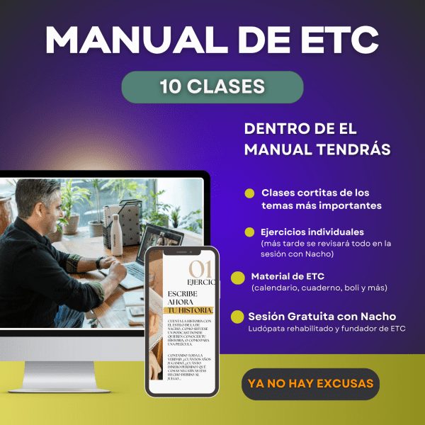 Manual + sesión con un ex-ludópata